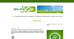Desktop Screenshot of debat-halal.fr