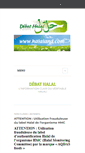 Mobile Screenshot of debat-halal.fr